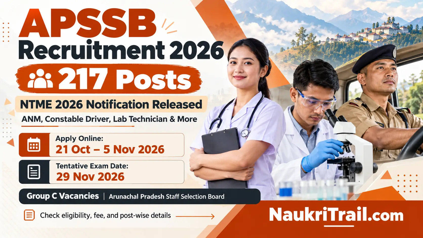 APSSB Recruitment 2026_ 217 Posts