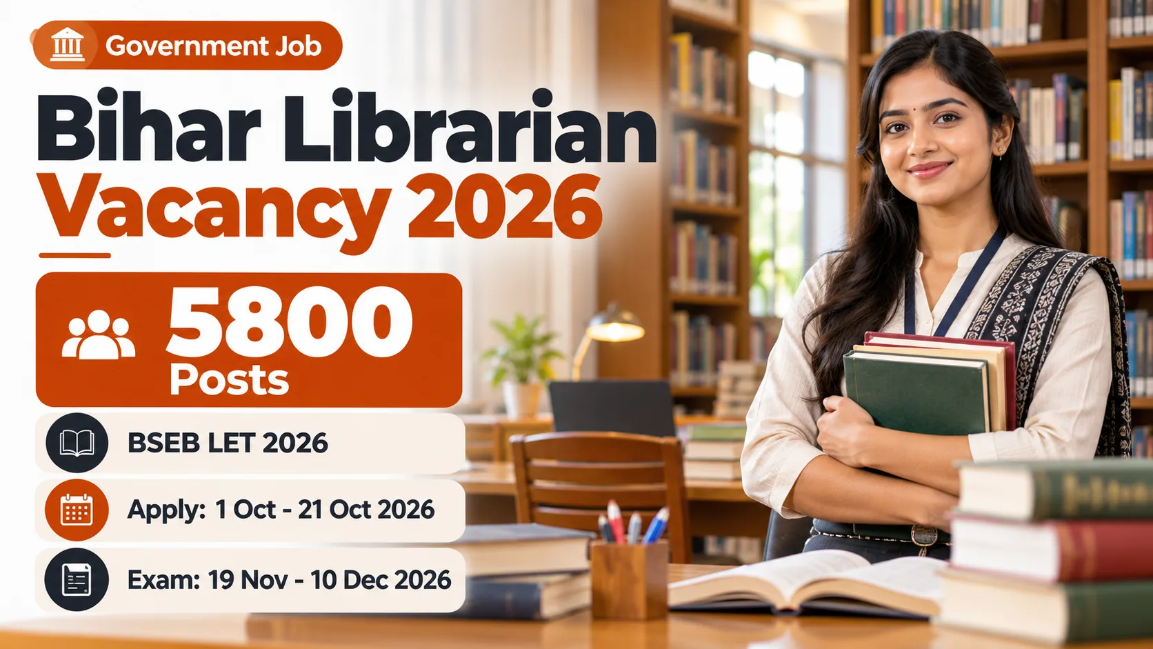 Bihar Librarian Vacancy 2026
