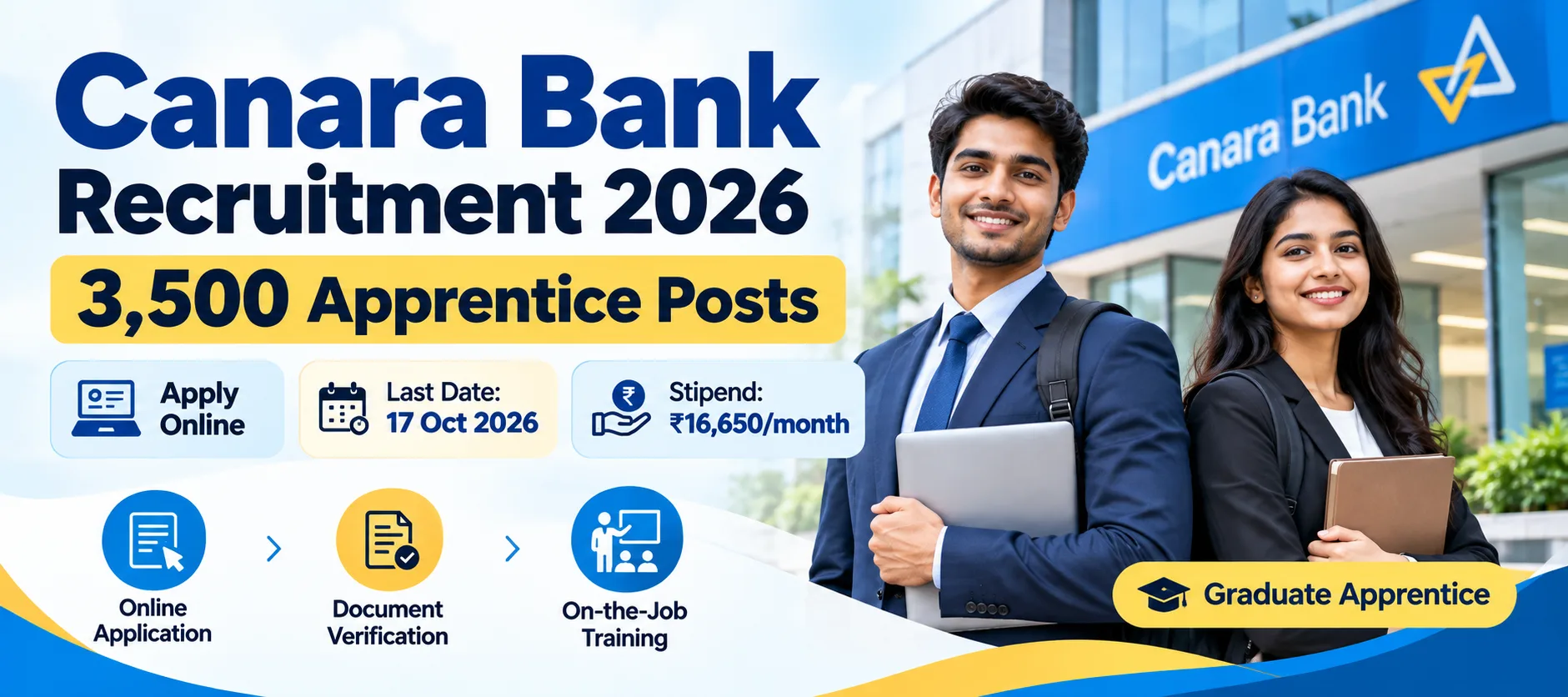 Canara Bank Apprentice Recruitment 2026