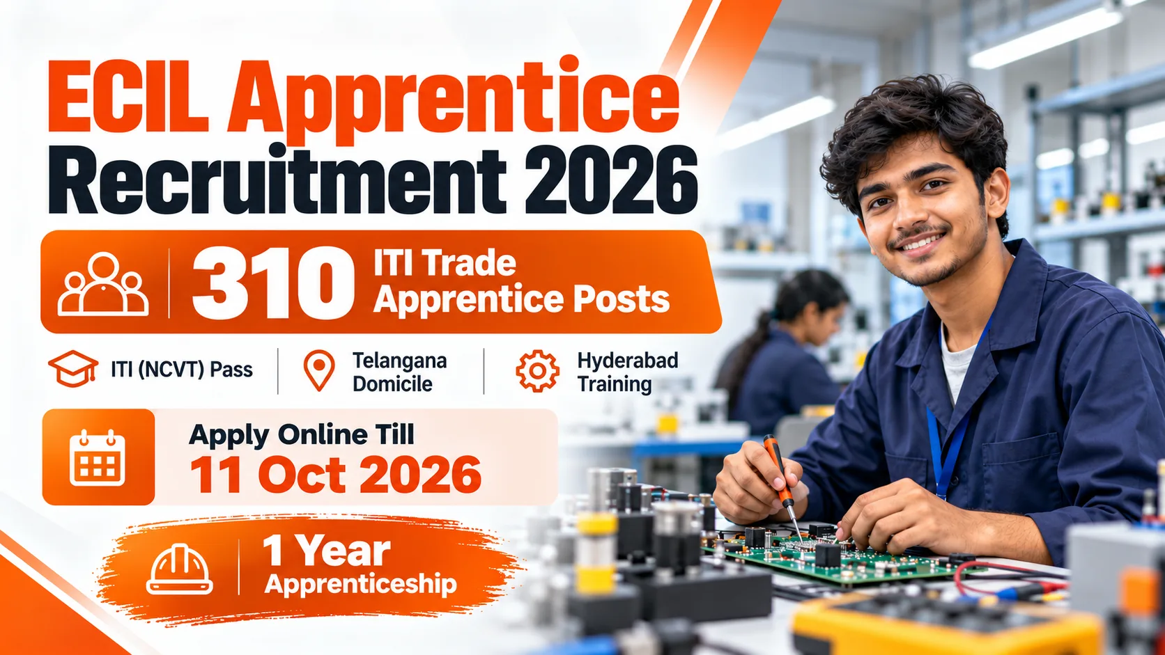 ECIL Apprentice Recruitment 2026 