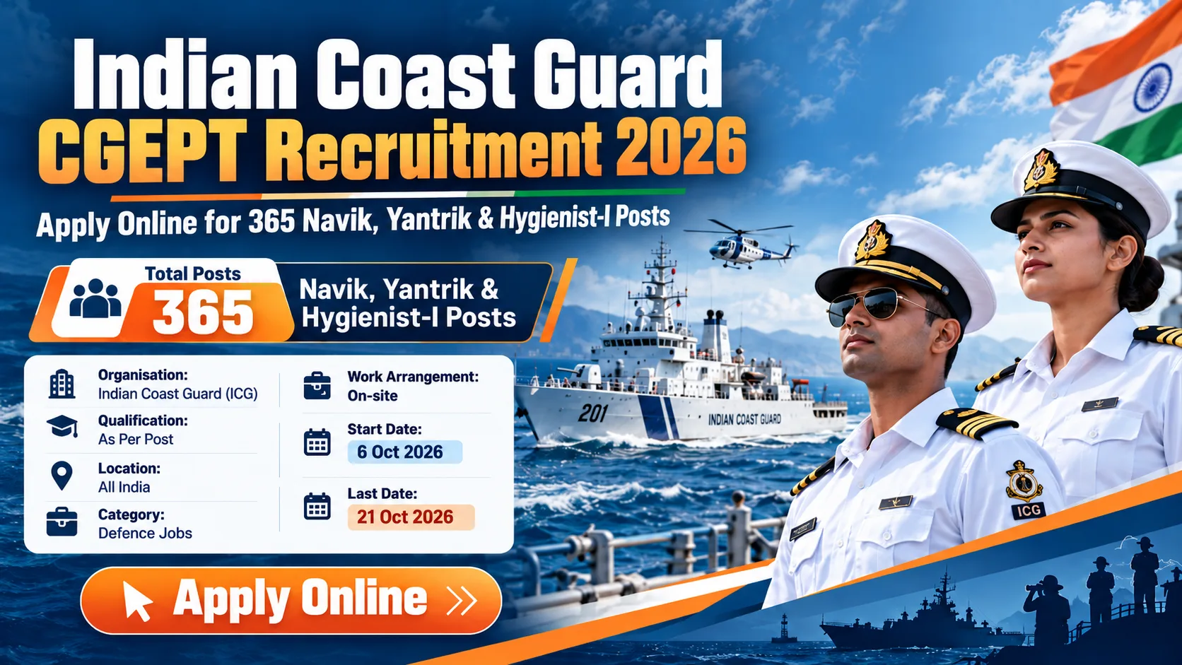 Indian Coast Guard Recruitment 2026