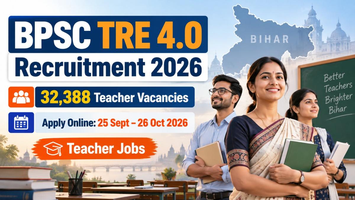 BPSC TRE 4.0 Teacher Recruitment 2026