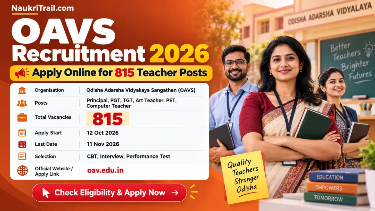 OAVS Recruitment 2026