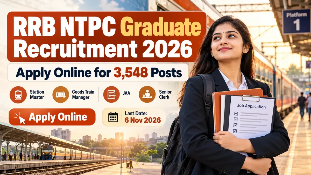 RRB NTPC Graduate Recruitment 2026