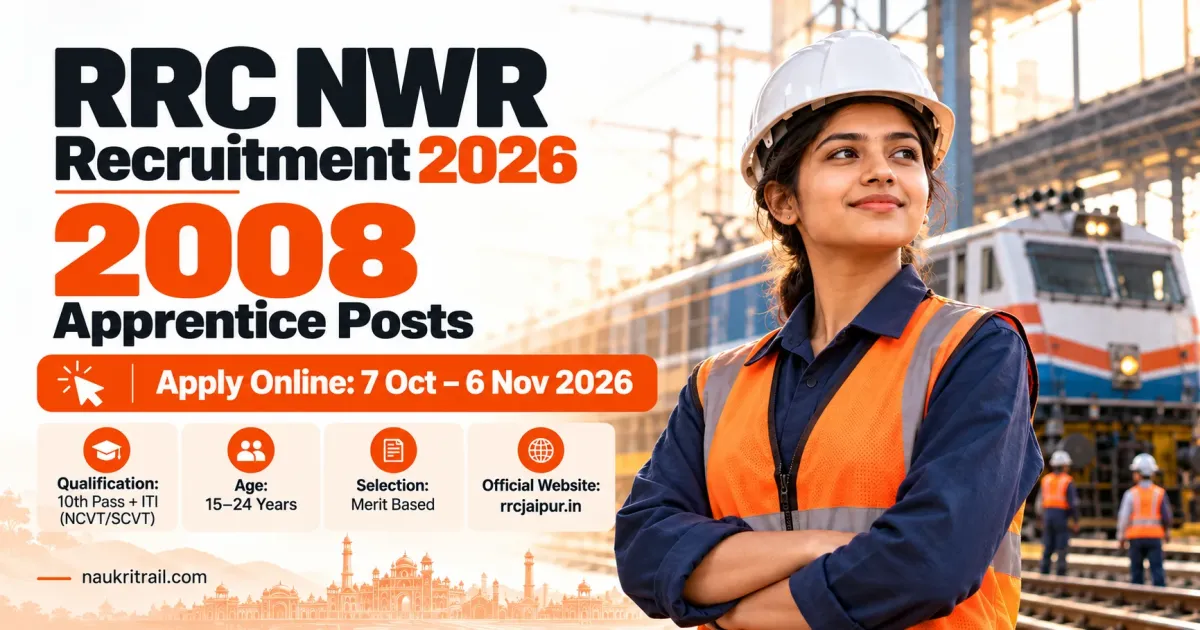 RRC NWR Recruitment 2026