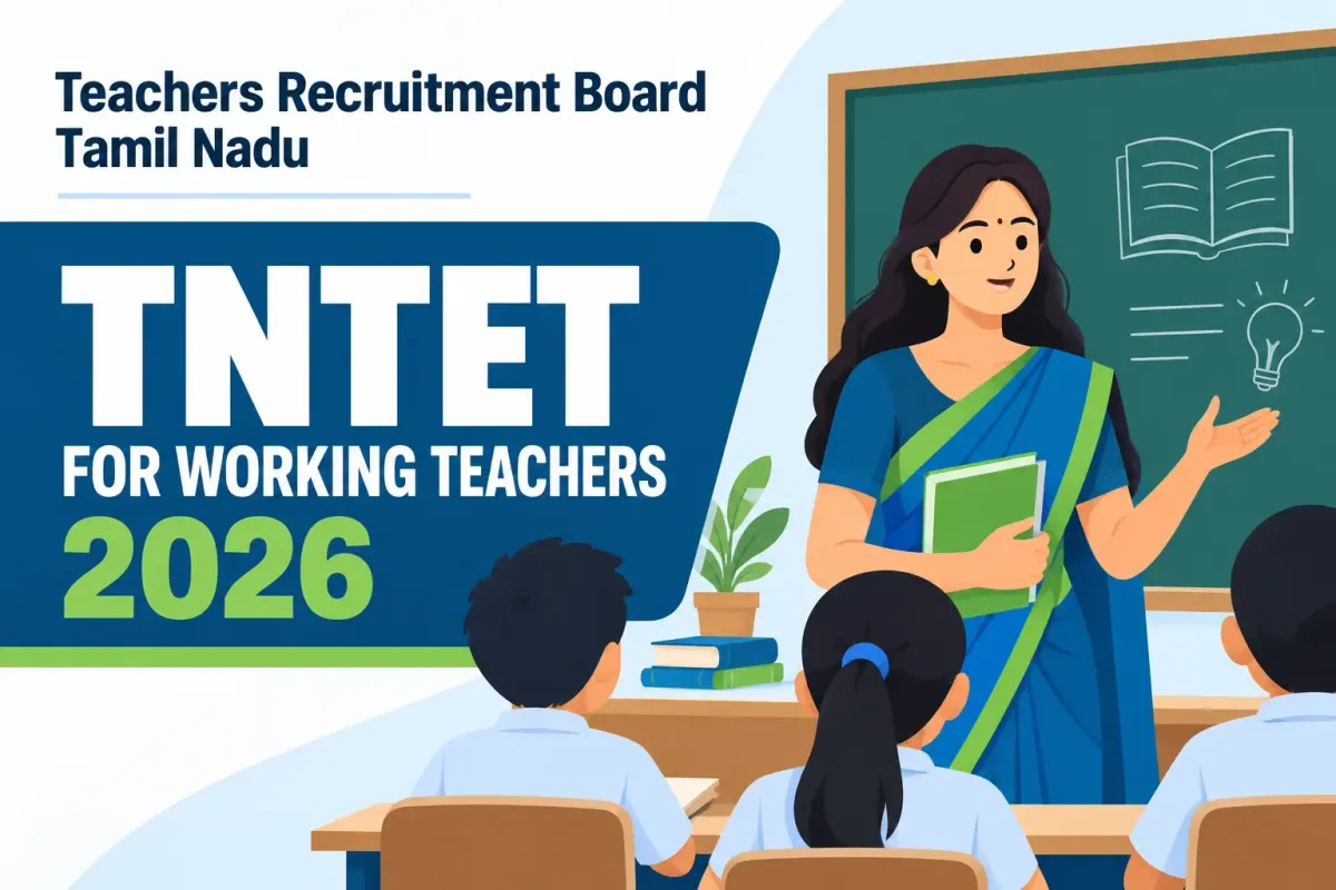 TNTET 2026 Classroom Recruitment Announcement